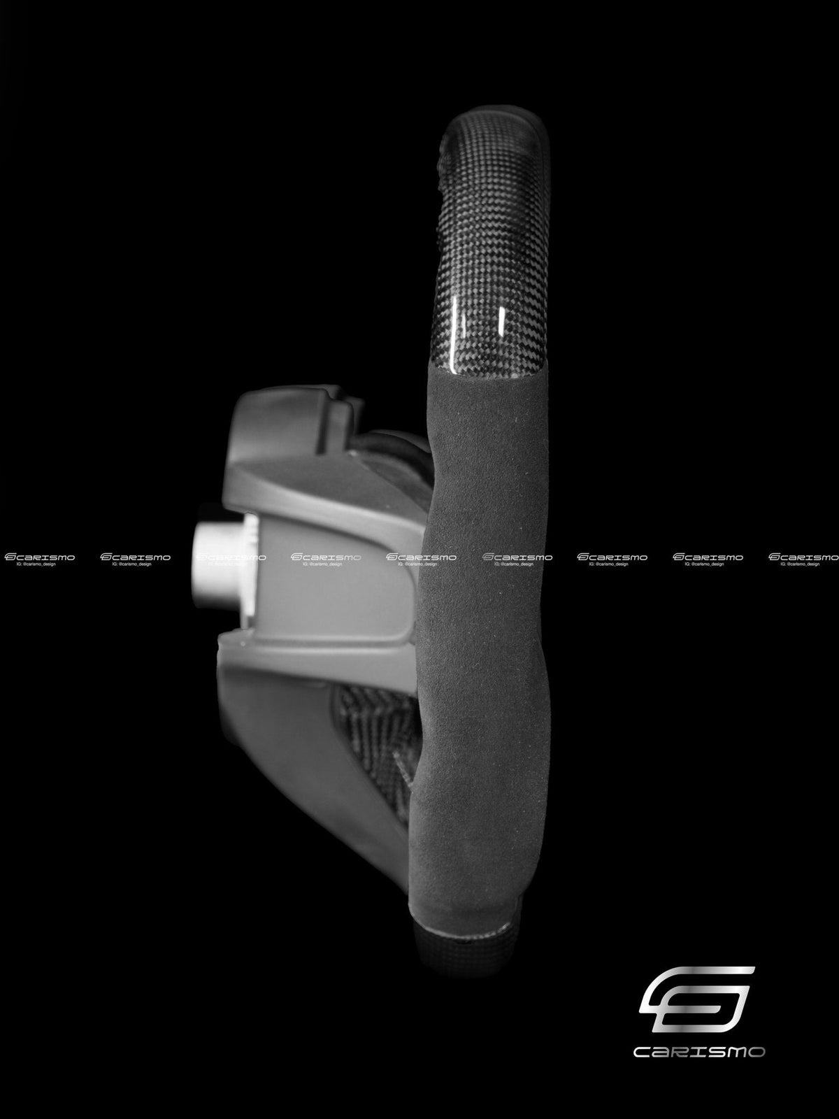 Carismo Steering Wheel For McLaren Super Series - Sport - Gloss Carbon - Alcantara