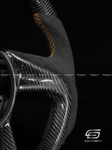 Carismo Steering Wheel For McLaren Super Series - Sport - Gloss Carbon - Alcantara