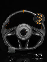 Carismo Steering Wheel For McLaren Super Series - Sport - Gloss Carbon - Smooth Leather