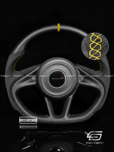 Carismo Steering Wheel For McLaren Super Series - Sport - Matte Carbon - Alcantara