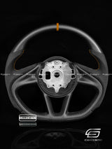 Carismo Steering Wheel For McLaren Super Series - Sport - Matte Carbon - Alcantara