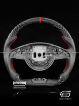 Carismo Steering Wheel For Mercedes/AMG (2016 AMG Performance Wheel) - Sport - Gloss Carbon - Perforated Leather