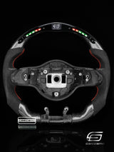 Carismo Steering Wheel For Mercedes/AMG (2020 AMG Performance Wheel) - Classic RPM LED - Gloss Carbon - Alcantara