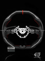 Carismo Steering Wheel For Nissan GT-R (R35 EBA) - Signature - Gloss Carbon - Perforated Leather
