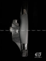 Carismo Steering Wheel For Nissan GT-R (R35 EBA) - Signature - Gloss Carbon - Perforated Leather
