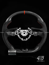 Carismo Steering Wheel For Nissan GT-R (R35 EBA) - Sport - Gloss Carbon - Alcantara