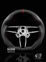 Carismo Steering Wheel For Porsche (991.2 Wheel) - Sport - Gloss Plain Carbon - Alcantara