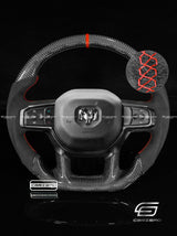 Carismo Steering Wheel For Ram 1500 TRX (DT) - Sport - Gloss Carbon - Alcantara