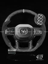 Carismo Steering Wheel For Ram 1500 TRX (DT) - Sport - Gloss Carbon - Alcantara