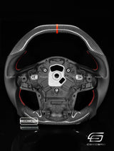 Carismo Steering Wheel For Toyota Supra (MKV) - Signature - Gloss Carbon - Perforated Leather