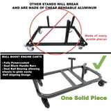 F Series F20 F22 F23 Engine Cradle Stand Cart Quick Block Handle Bars Casters