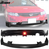 2009-2011 Honda Civic  Mugen Front Lip PU Rear Lip PP LED Brake Lamp