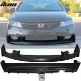2009-2011 Honda Civic  Mugen Front Lip PU Rear Lip PP LED Brake Lamp