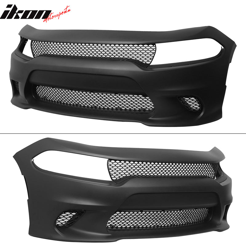 Front Bumper Kit for Dodge Charger 2015-2023 SRT Hellcat Conversion PP