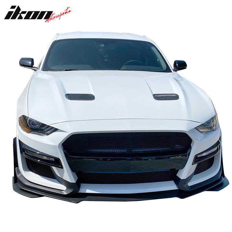 2018-2023 Mustang GT500 Style Painted Front Bumper Cover Conversion
