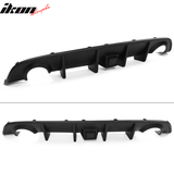 2015-2023 Dodge Charger Black Rear Diffuser Lip Smoke Brake Light PP