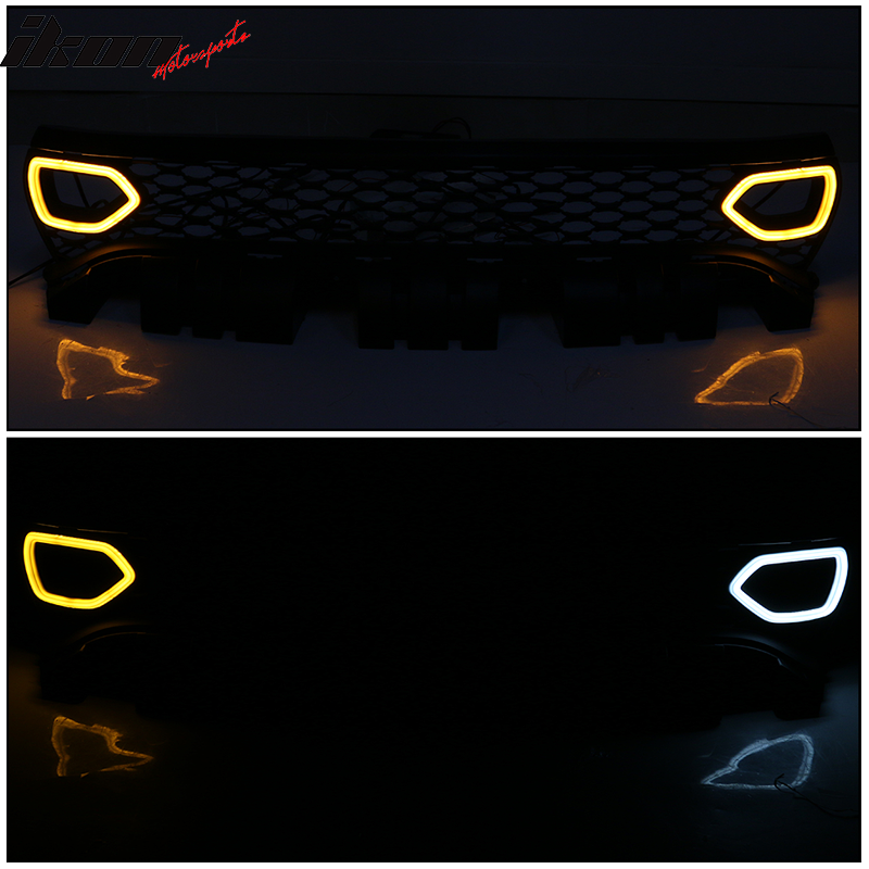 2015-2023 Dodge Charger Front Bumper Cover Yellow Splitter Grille PP