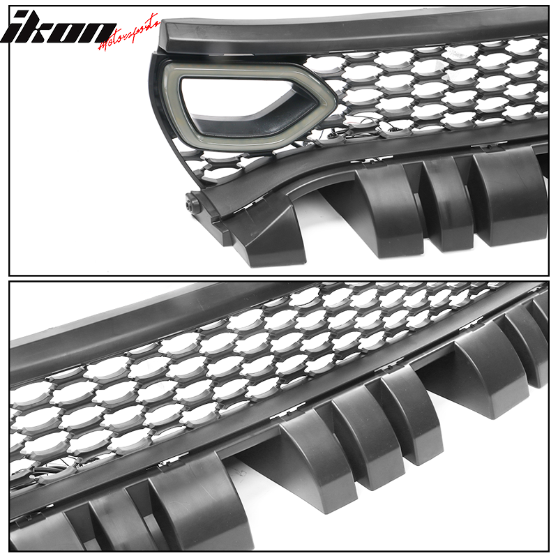 2015-2023 Dodge Charger Black Front Bumper Foglights Grille Lights PP