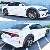 2015-2023 Dodge Charger Widebody Style Fender Flares+Front Lip ABS