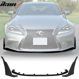 2014-2016 Lexus IS Series F Sport Sedan Front Bumper Lip + Winglets PU