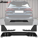 2019-2023 BMW G05 X5 M Sport Black Rear Aprons Rear Diffuser ABS 2PCS