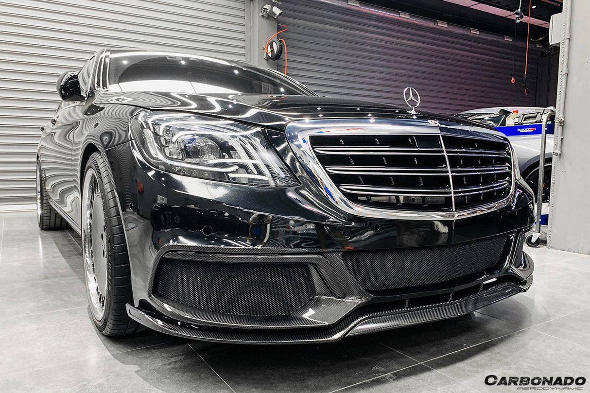 2017-2020 Mercedes Benz W222 Sedan BRS-2019 Style Front Bumper