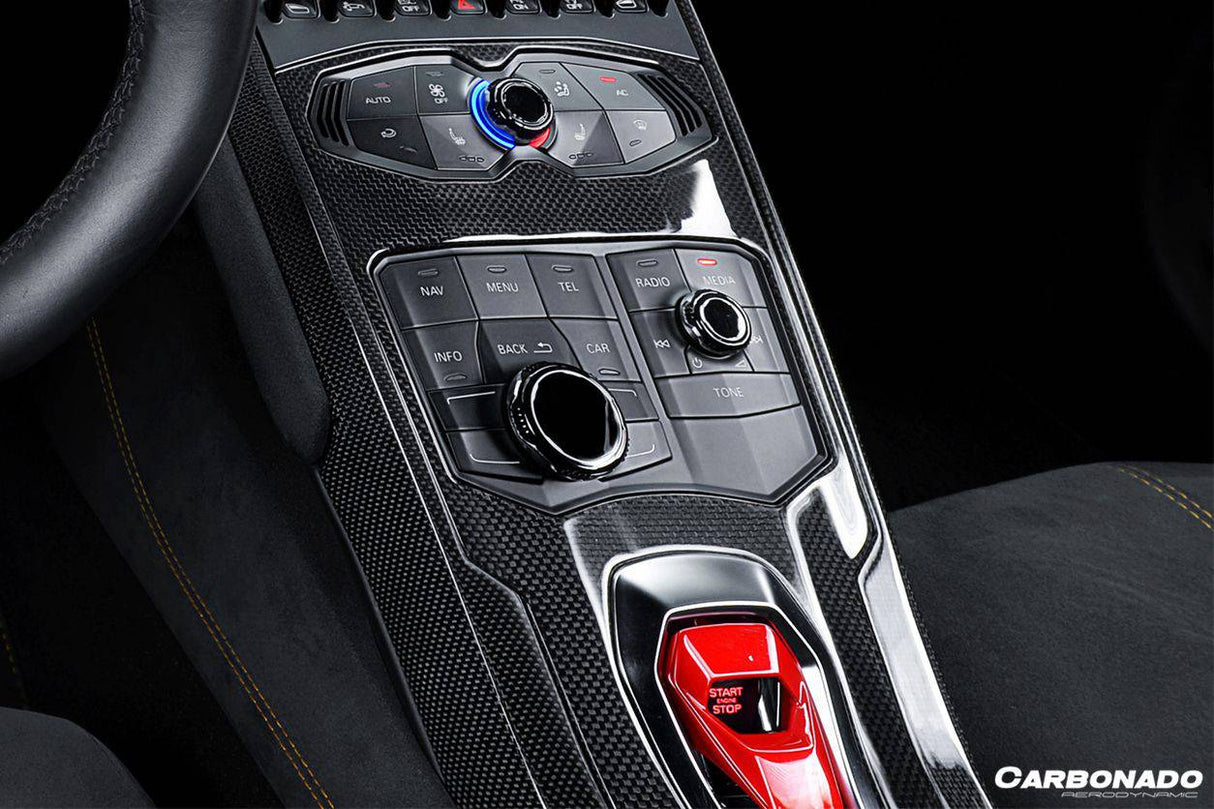 2015-2019 Lamborghini Huracan LP610  LP580  EVO OEM Style Autoclave Carbon Fiber Center Console Tunnel