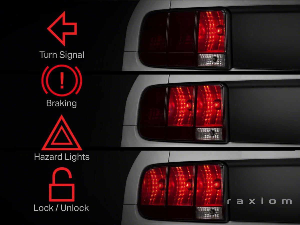 Raxiom Sequential Tail Light Kit; Plug-and-Play (05-09 Mustang)