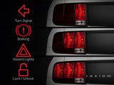 Raxiom Sequential Tail Light Kit; Plug-and-Play (05-09 Mustang)