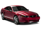 SpeedForm Mach 1 Grille Delete Kit with Pony Emblem; Chrome (99-04 Mustang GT, V6)