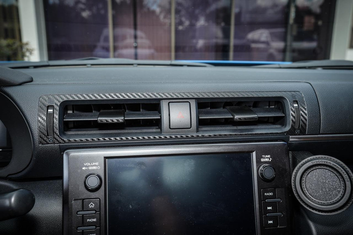 Center AC Vent Trim 3D Carbon Overlays - 2022+ BRZ / GR86