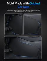 Center Console Side Anti-Kick Mat For Tesla Model Y