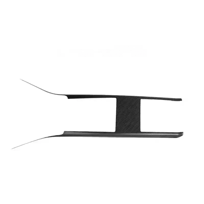 Center Console Side Trim Dry Carbon Fiber Overlay for Model S/X 2021+
