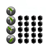 Wheel Center Cap Kit with Puller for Model 3/Y/S/X | 4 Hub Caps + 20 Lug Nut Covers
