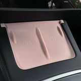 Silicone Wireless Charging Pad for Model 3/Y | Anti-Slip | 4 Colors | Waterproof