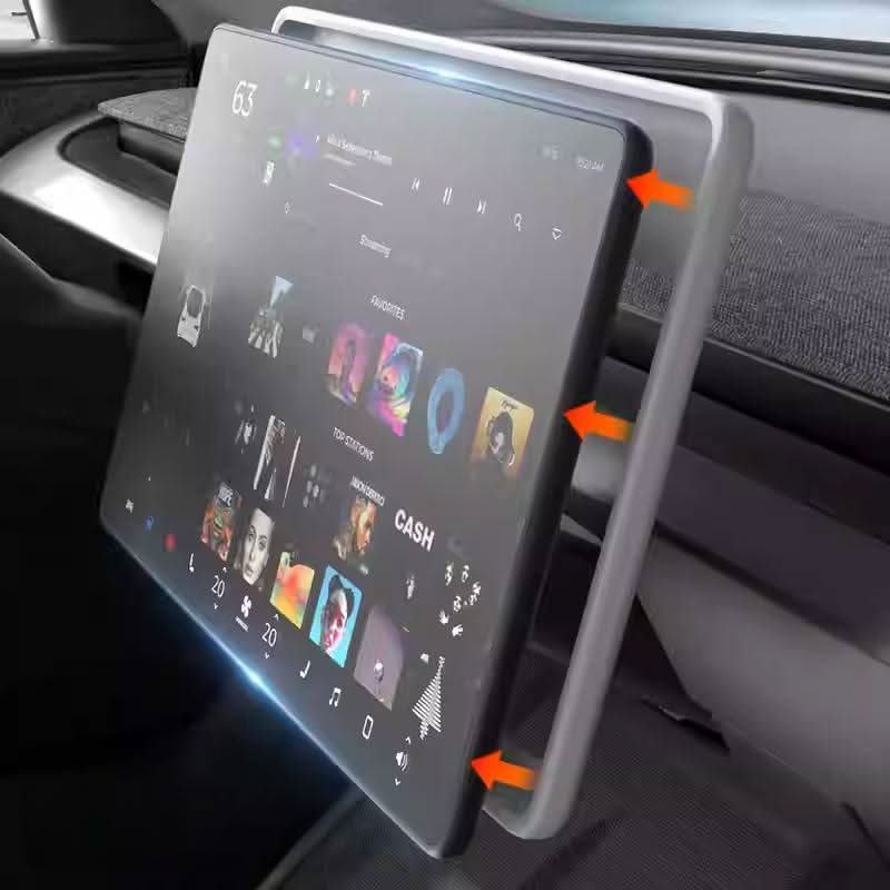 Central Screen Protector Frame for Tesla Model 3 Highland & New Model Y
