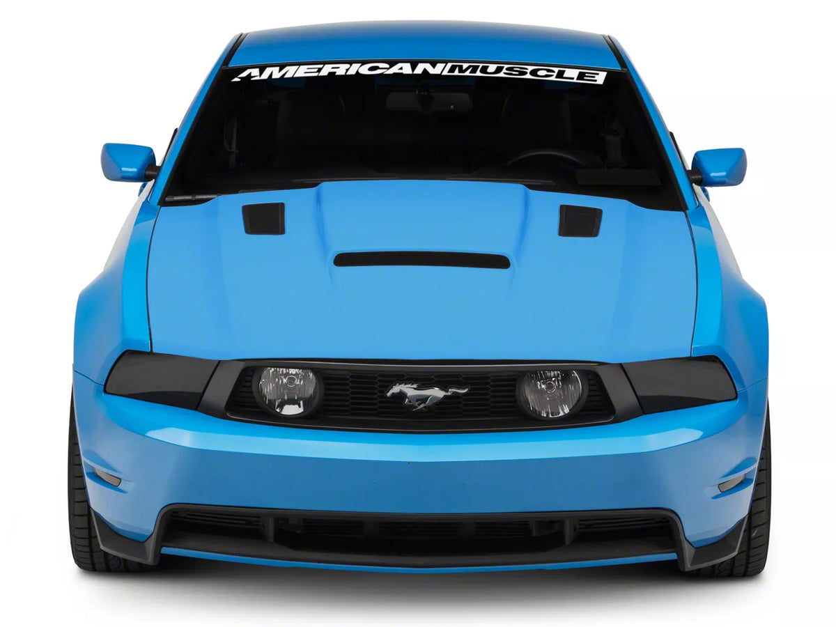 Raxiom Led Projector Headlights; Black Housing; Clear Lens (10-12 Mustang W/ Factory Halogen Headlights)