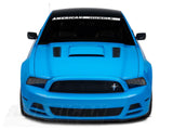 SEC10 Hood Vent Accent Decals; Carbon Fiber (13-14 Mustang)