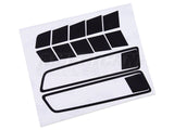 SEC10 Hood Vent Accent Decals; Carbon Fiber (13-14 Mustang)