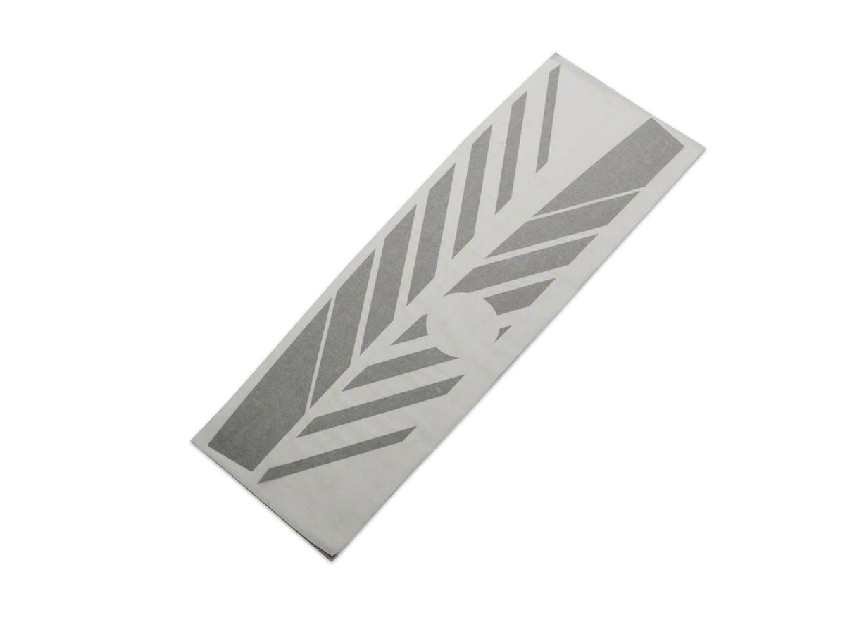 SEC10 Dashed Quarter Panel Graphics; Anthracite (08-23 Challenger)