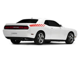 SEC10 Dashed Quarter Panel Graphics; Red (08-23 Challenger)