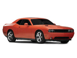 SEC10 Dashed Quarter Panel Graphics; White (08-23 Challenger)