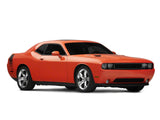 SEC10 Dashed Tail Stripe; Matte Black (08-23 Challenger)