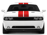 SEC10 Full Length Stripes; Red; 8.50-Inch (08-23 Challenger)