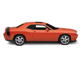 SEC10 Scat Pack Style Tail Stripe; Gloss Black (08-23 Challenger)
