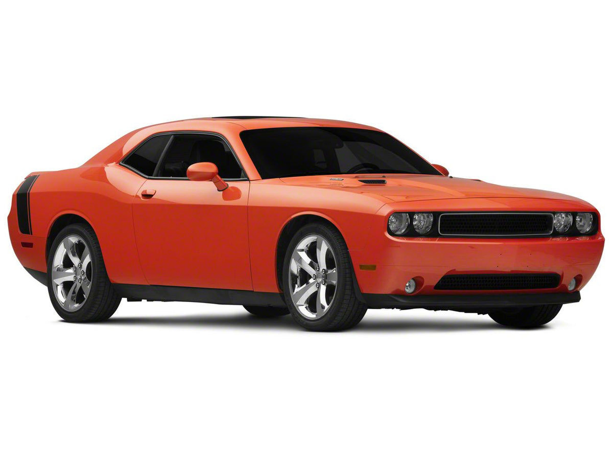SEC10 Scat Pack Style Tail Stripe; Gloss Black (08-23 Challenger)