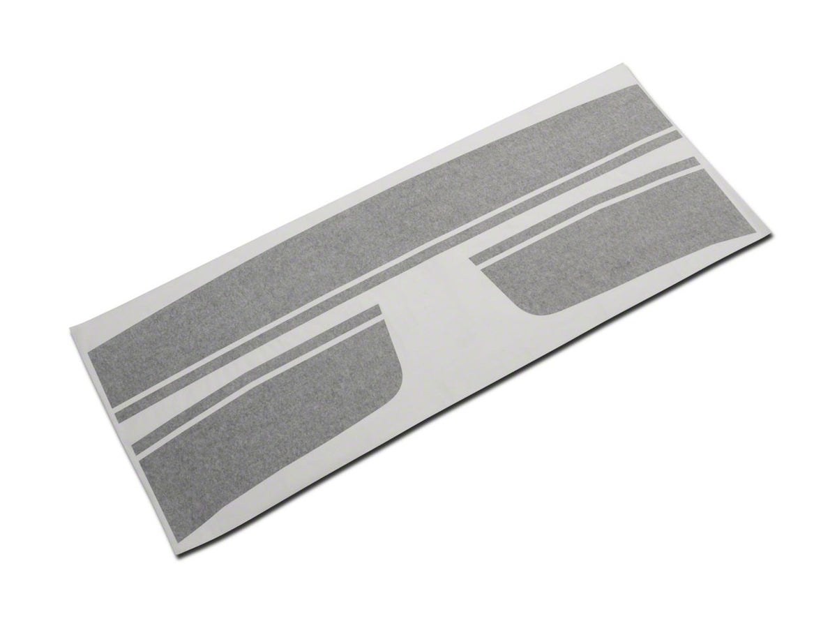 SEC10 Scat Pack Style Tail Stripe; Matte Black (08-23 Challenger)