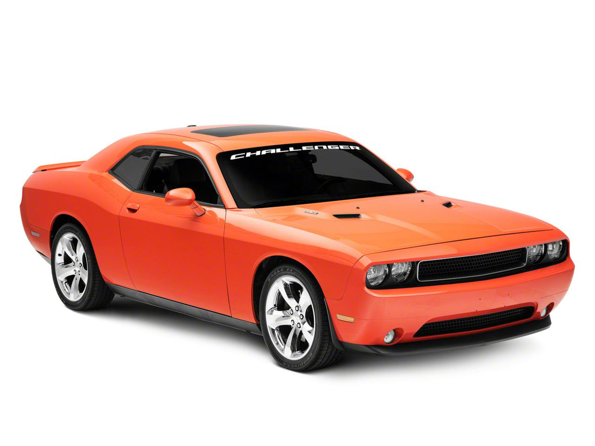Mopar Licensed by SEC10 Challenger Windshield Banner; White (08-13 Challenger)