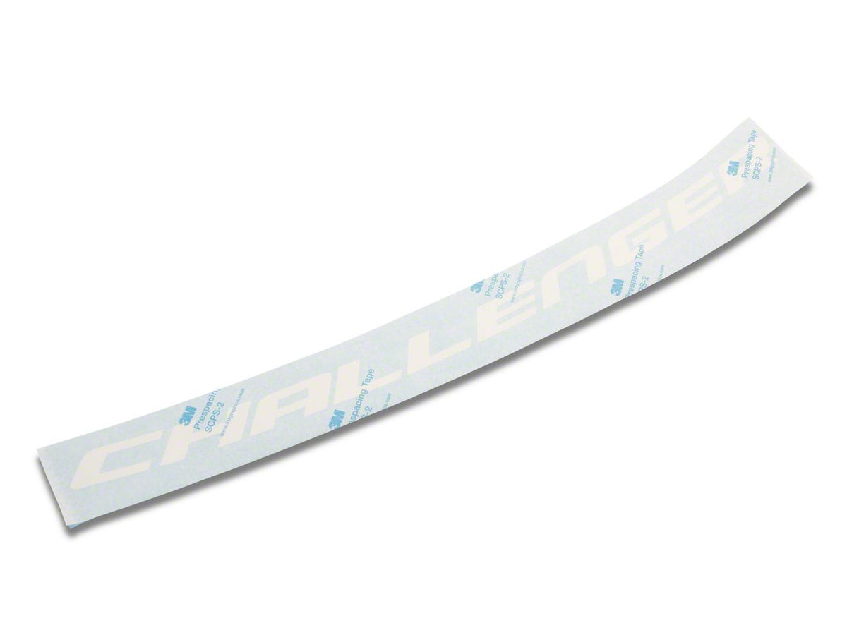 Mopar Licensed by SEC10 Challenger Windshield Banner; White (08-13 Challenger)