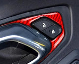 Chevrolet Camaro 2016-2024 Real Carbon Fiber Interior Door Handle Overlay
